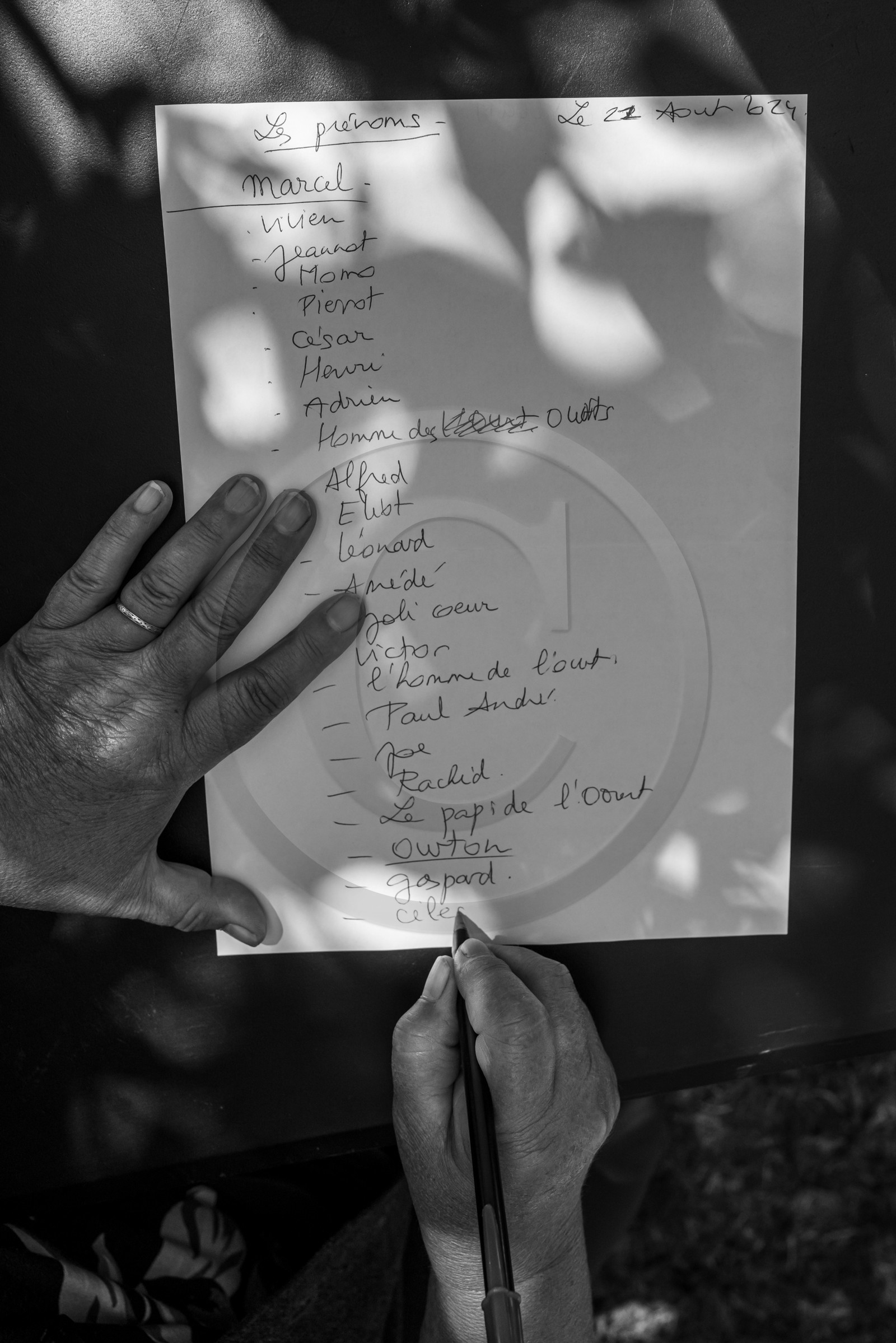 21 aout 2024 : Réalisation de Marcel Joli Coeur, l'homme de l'Ouort avec Barbara Fougnon, artiste plasticienne, et un anniversaire en chansons.