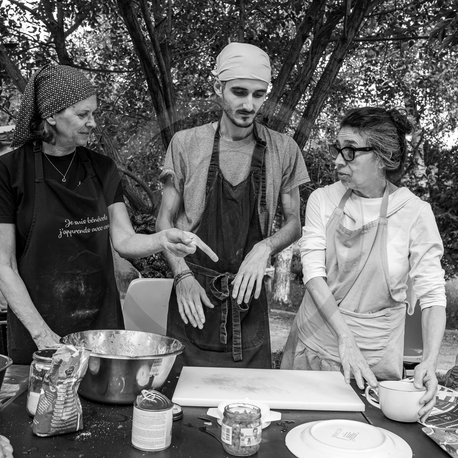 05 juillet 2023 : une cantine et des artistes