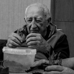 Atelier repiquage de plants de ciboulettes - 05 04 2017