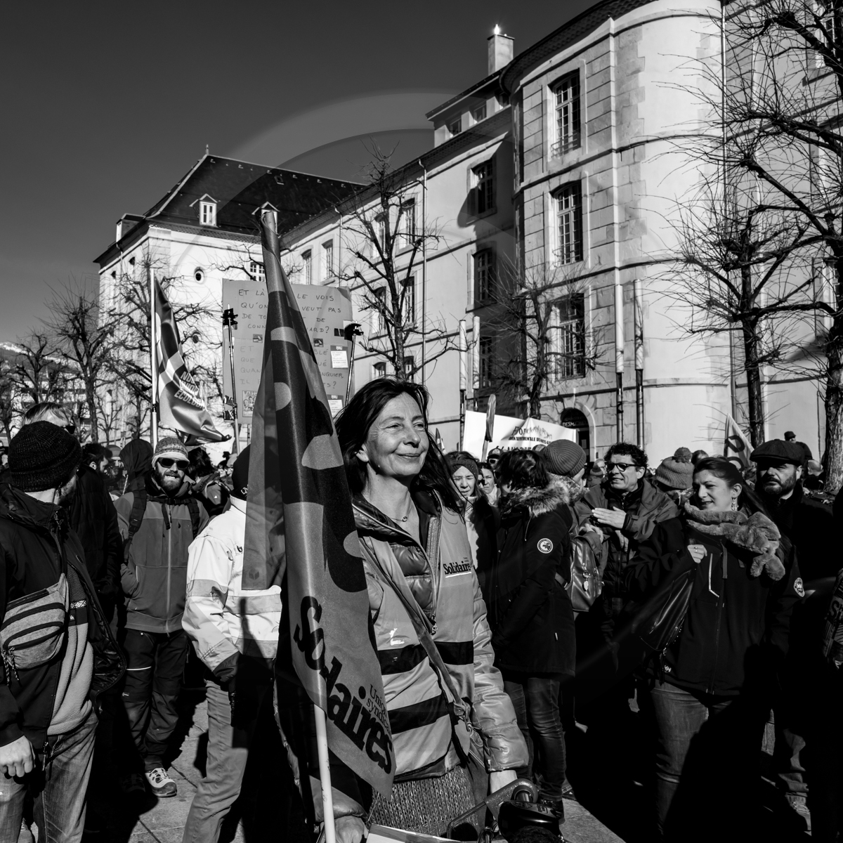 31 janvier 2023 : Manifestation contre la réforme des retraites. Plus de 4000 personnes dans les rues de Gap (Hautes-Alpes). 31 janvier 2023 : Manifestation contre la réforme des retraites. Plus de 4000 personnes dans les rues de Gap (Hautes-Alpes).