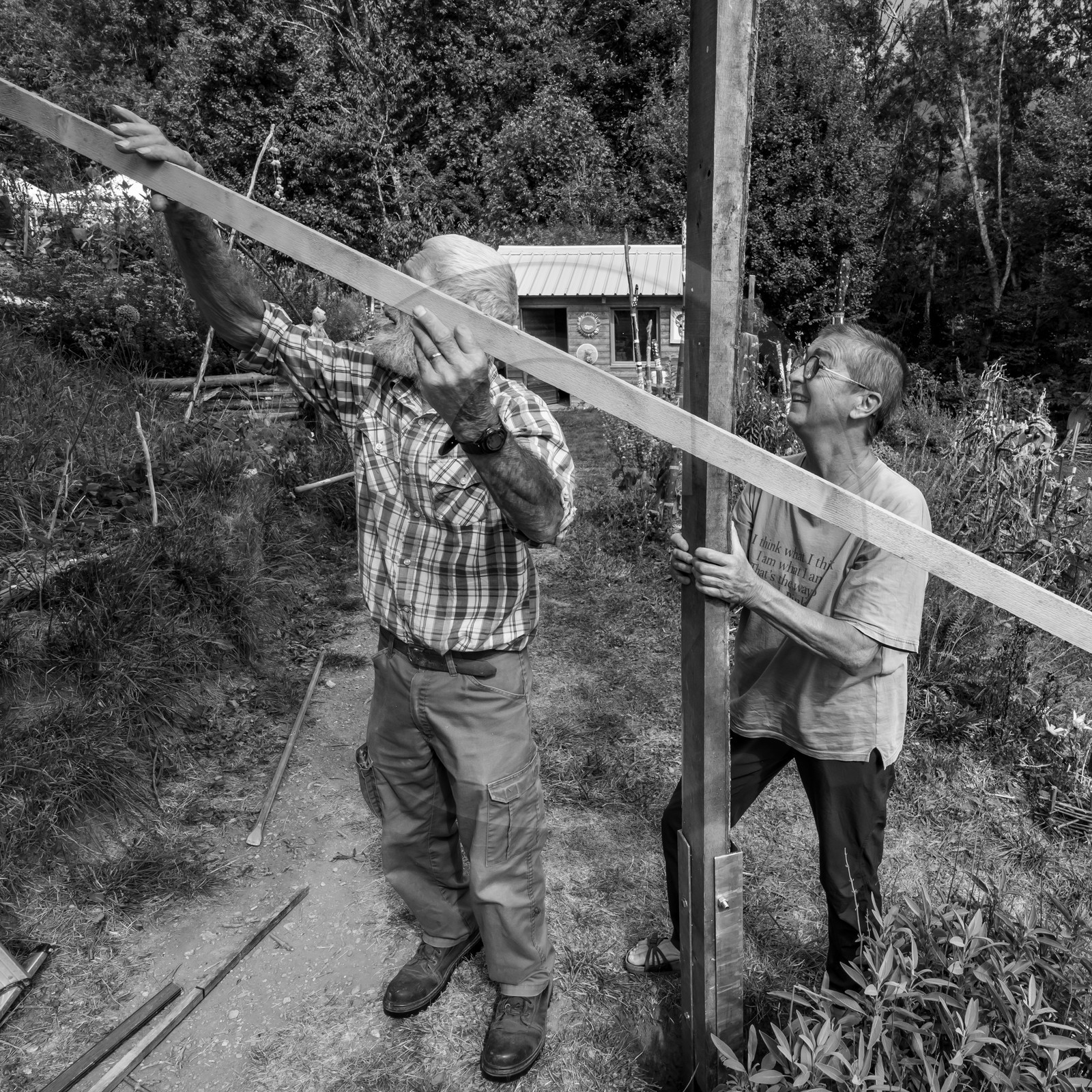 08 septembre 2021 : des jeux et des aménagements au jardin