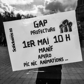 1er mai 2023 : manifestation à Gap (Hautes-Alpes)