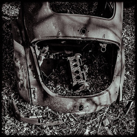 Un cimetière de voitures