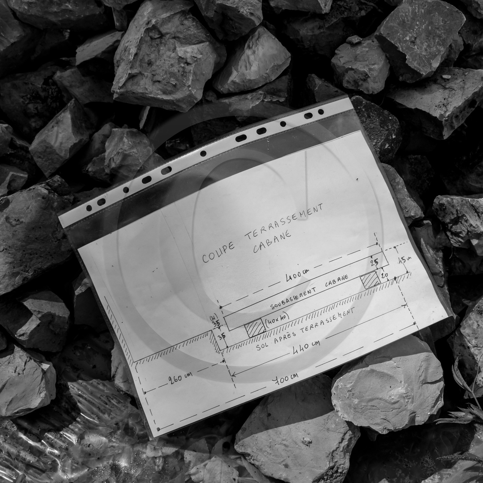 L'installation de la cabane