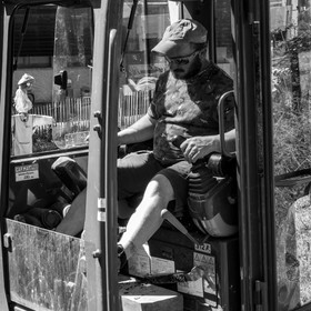 L'installation de la cabane