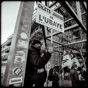 Manifestation à Gap le 10 décembre 2019.