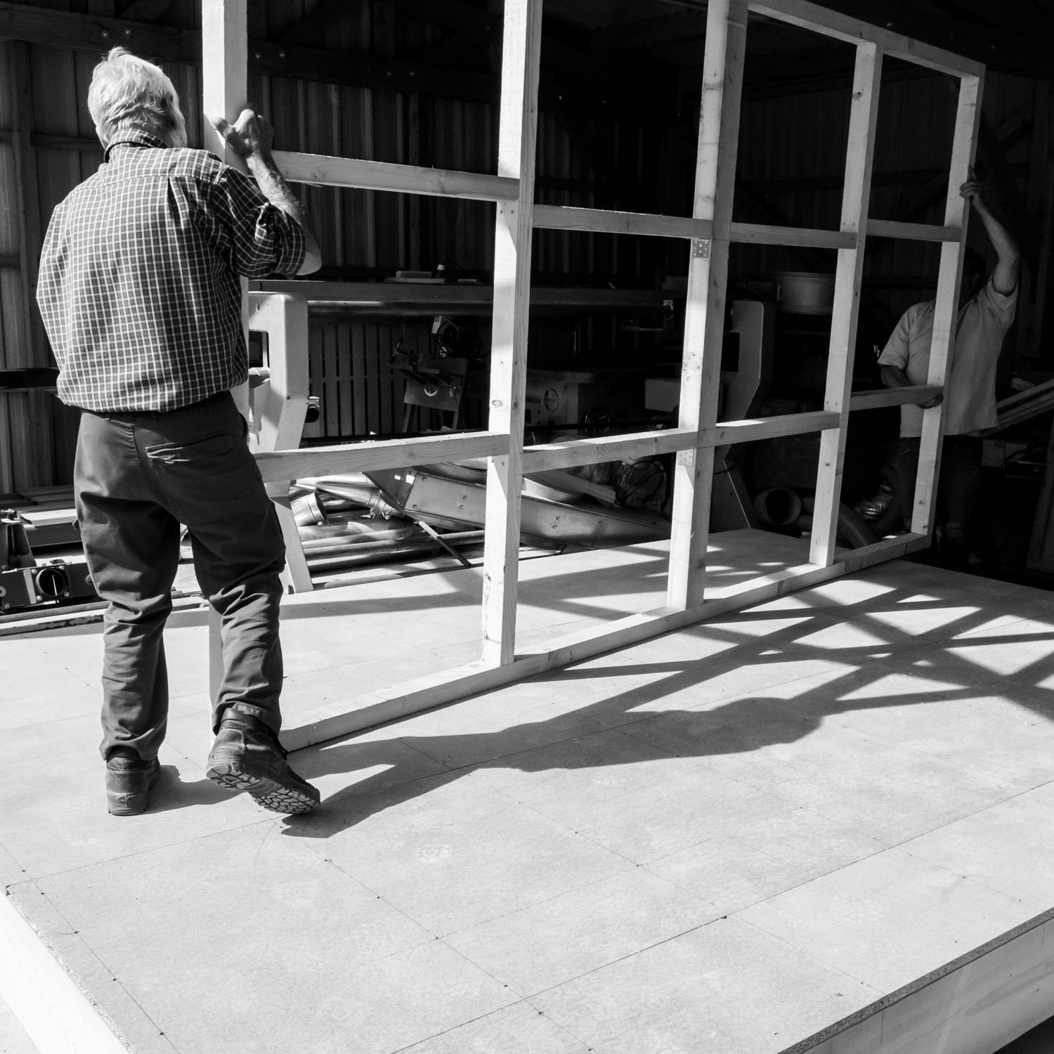 Construction d'une cabane