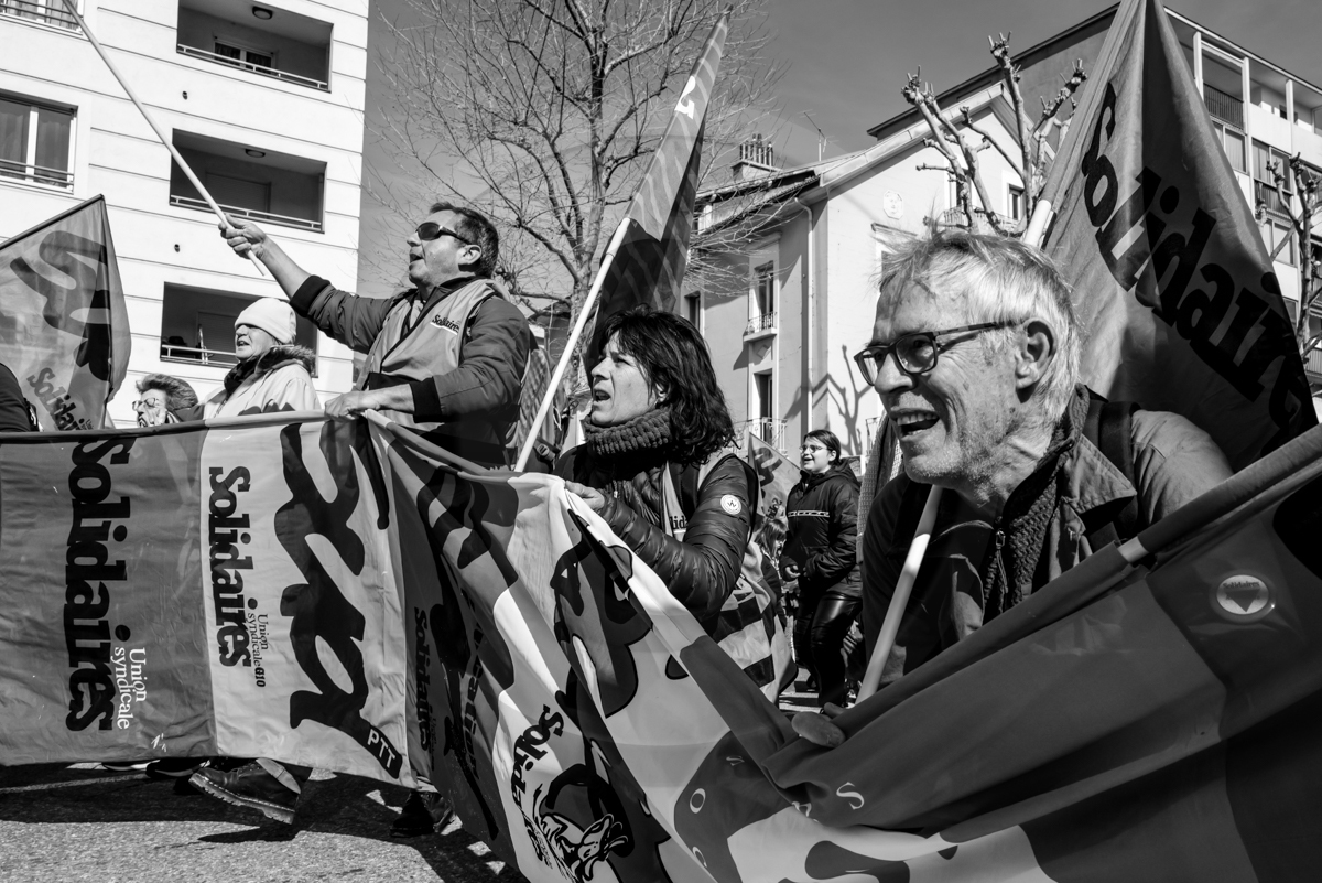 16 mars 2023 : Manifestation contre la réforme des retraites à Gap