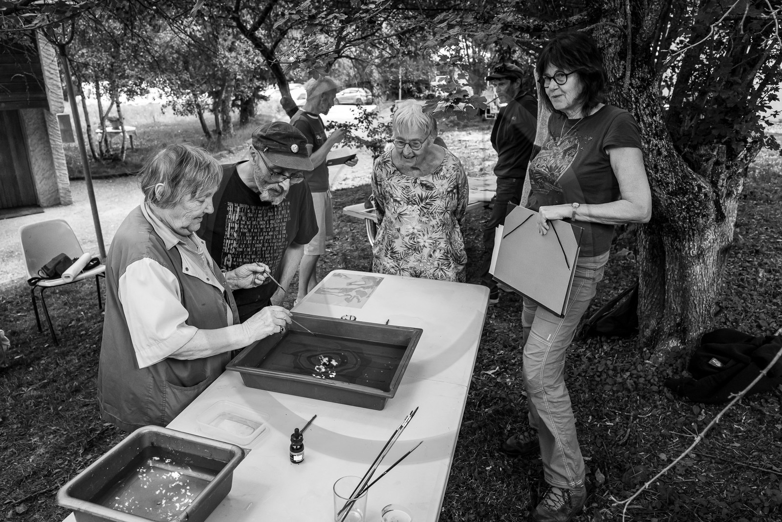 05 juillet 2023 : une cantine et des artistes