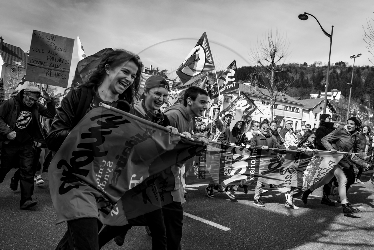 28 mars 2023 : Manifestation contre la réforme des retraites à Gap
