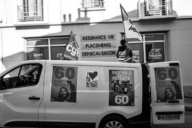 11 février 2023 : Manifestation contre la réforme des retraites à Gap (Hautes-Alpes)