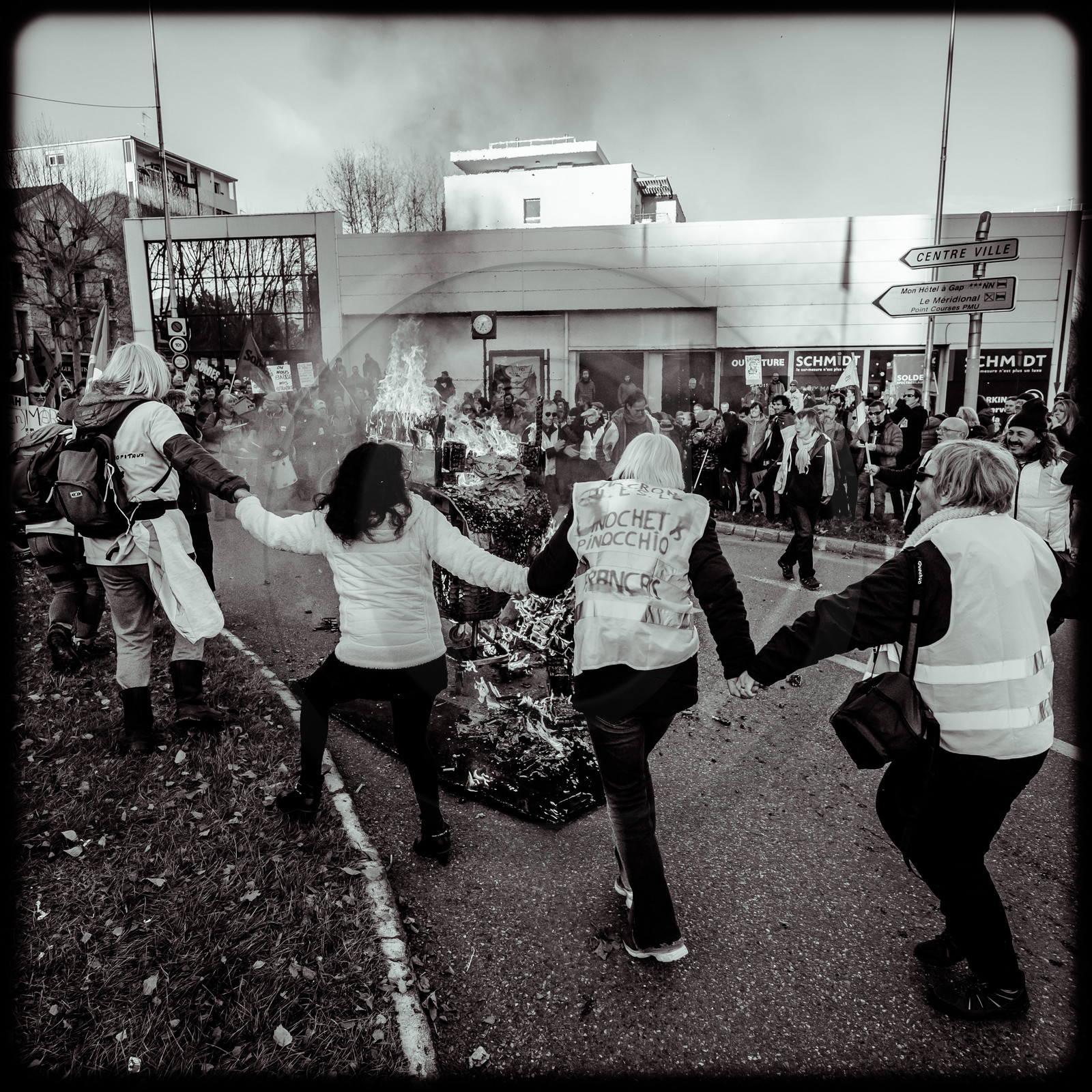 Manifestation à Gap le 09 janvier 2020