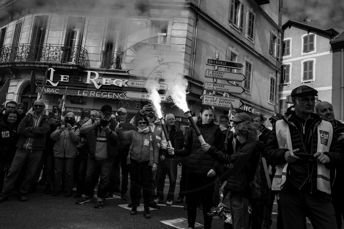6 avril 2023 : Manifestation contre la réforme des retraites à Gap