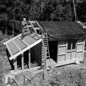Construction d'une cabane