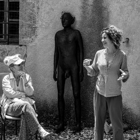 03 juillet 2024 : Création participative de L'homme de l'Ouort avec Barbara Fougnon, artiste plasticienne