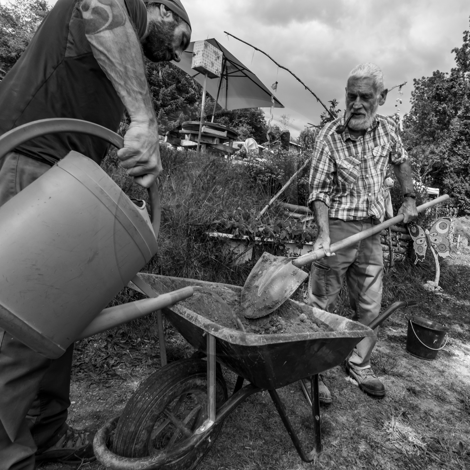 08 septembre 2021 : des jeux et des aménagements au jardin