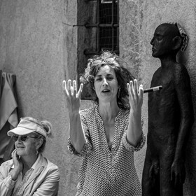 03 juillet 2024 : Création participative de L'homme de l'Ouort avec Barbara Fougnon, artiste plasticienne