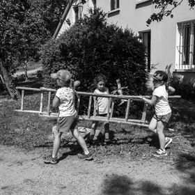 Avec l'école de Saint-Bonnet