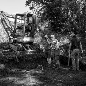 L'installation de la cabane