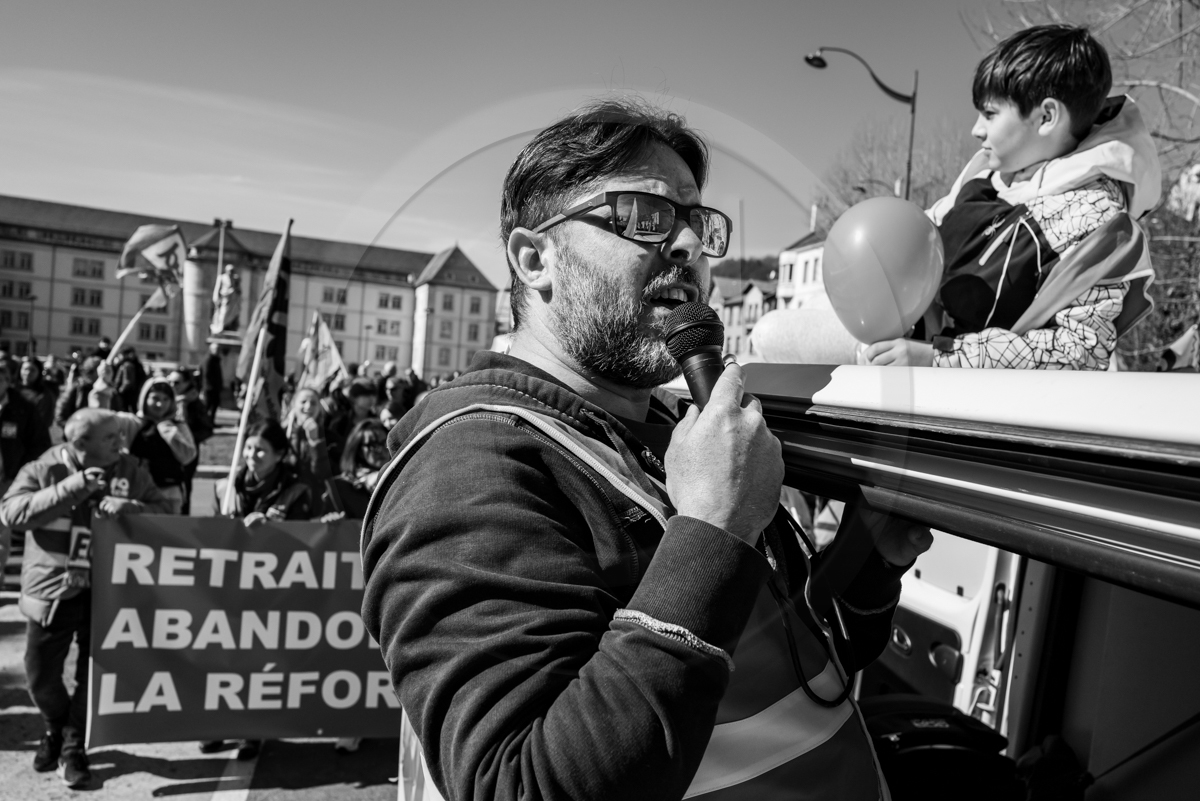 7 mars 2023 : Manifestation contre la réforme des retraites à Gap