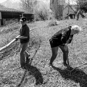 Nettoyage du terrain - Coupe du bois - 29 03 17