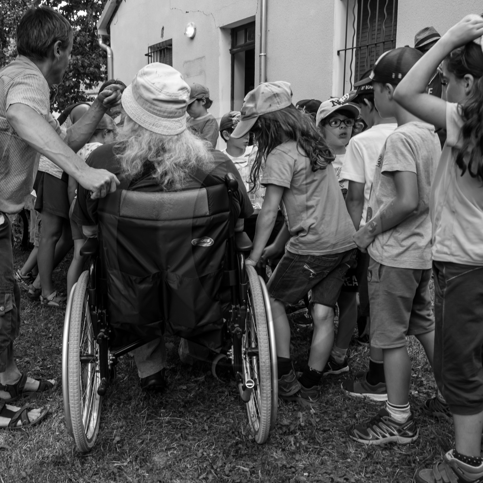 Avec l'école de Saint-Bonnet