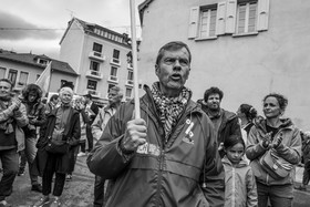 15 juin 2024 - Gap (Hautes-Alpes)- Manifestation contre l'extrême droite