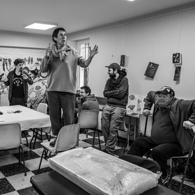 Broderies sur les photographies de Denis Lebioda, jeux, panneaux mon livre préféré, voyage en amérique latine de Claudine et Denis Meyer