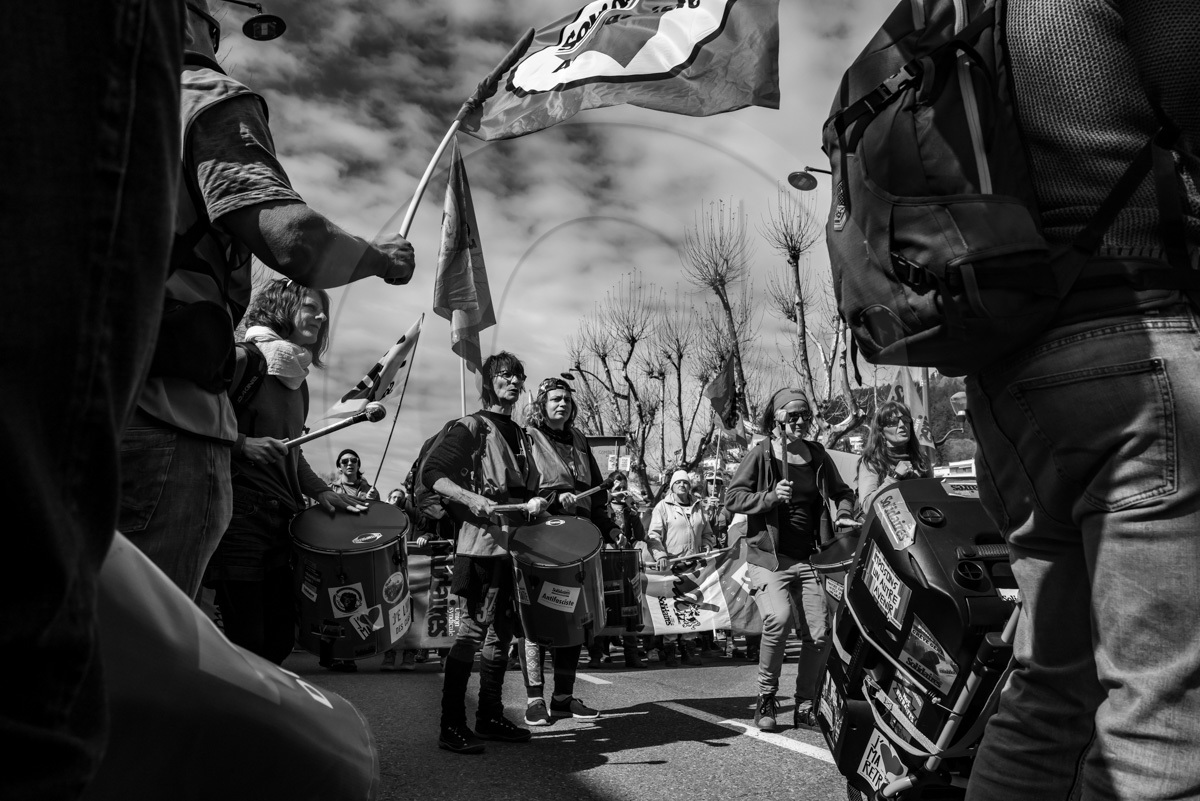 6 avril 2023 : Manifestation contre la réforme des retraites à Gap