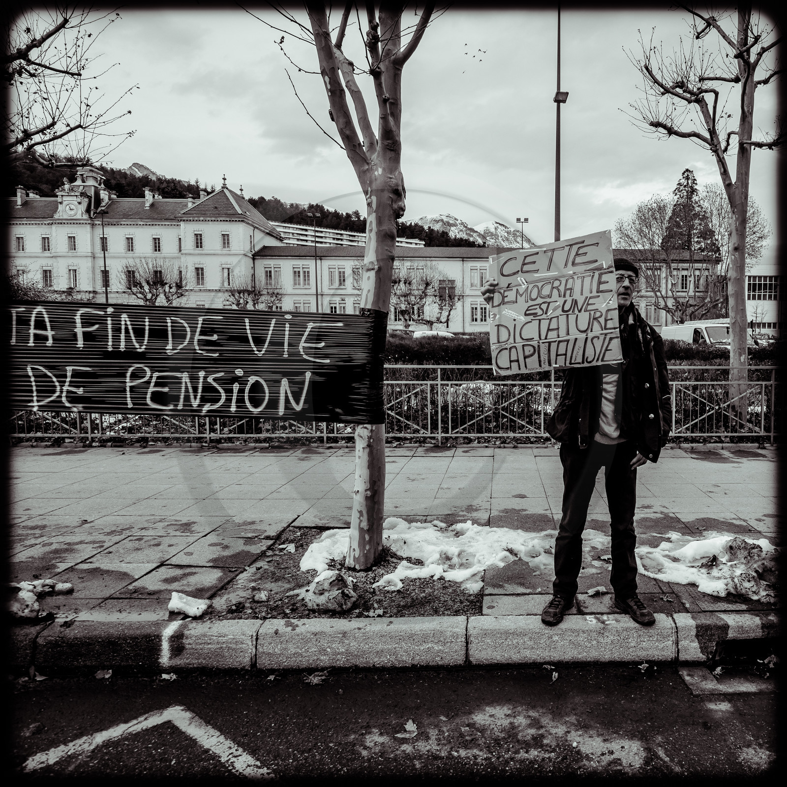 Manifestation à Gap le 17 décembre 2019