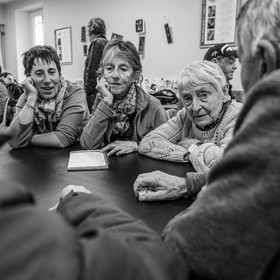 Broderies sur les photographies de Denis Lebioda, jeux, panneaux mon livre préféré, voyage en amérique latine de Claudine et Denis Meyer