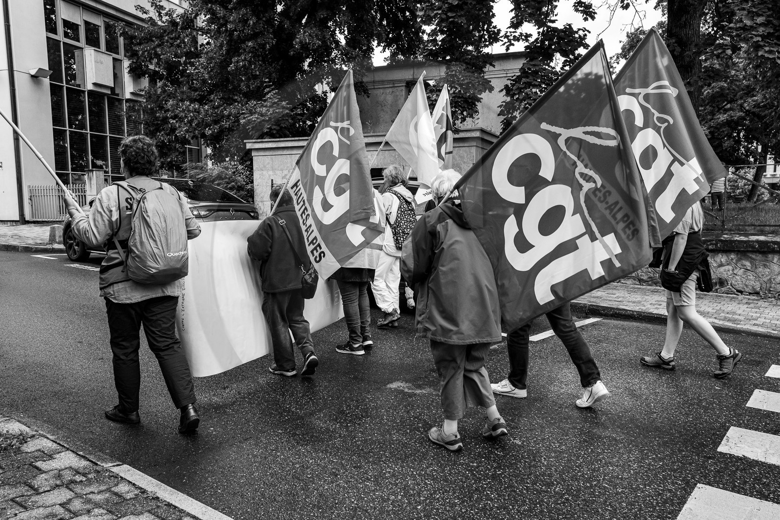 15 juin 2024 - Gap (Hautes-Alpes)- Manifestation contre l'extrême droite