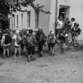 Avec l'école de Saint-Bonnet