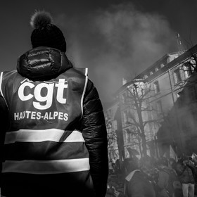 31 janvier 2023 : Manifestation contre la réforme des retraites. Plus de 4000 personnes dans les rues de Gap (Hautes-Alpes).
