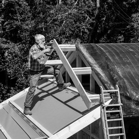 Construction d'une cabane