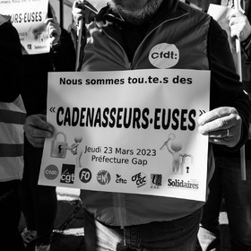 13 avril 2023 : Manifestation contre la réforme des retraites à Gap