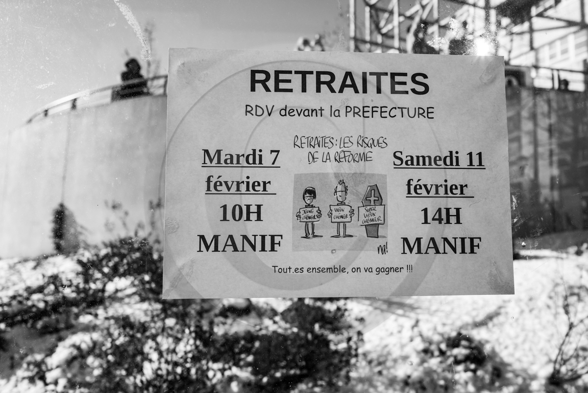 7 février 2023 : Défenses de retraites à Gap