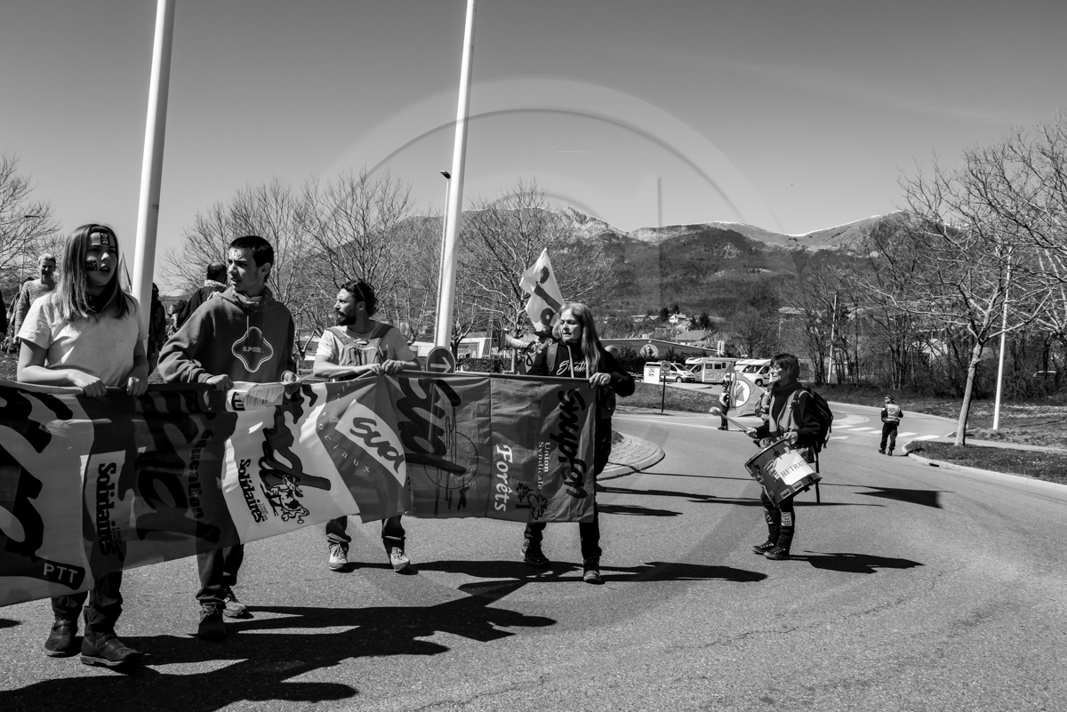 28 mars 2023 : Manifestation contre la réforme des retraites à Gap