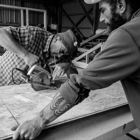 Construction d'une cabane