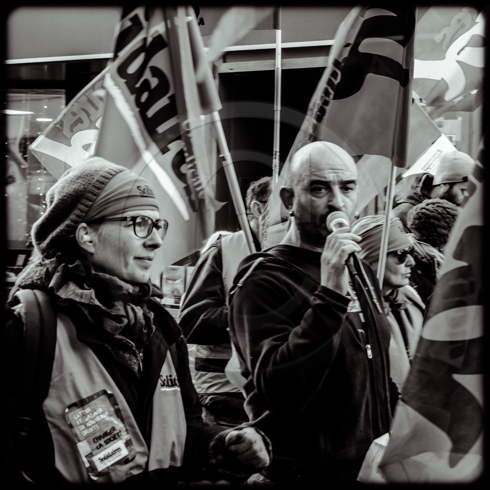 Manifestation à Gap le 12 décembre 2019.