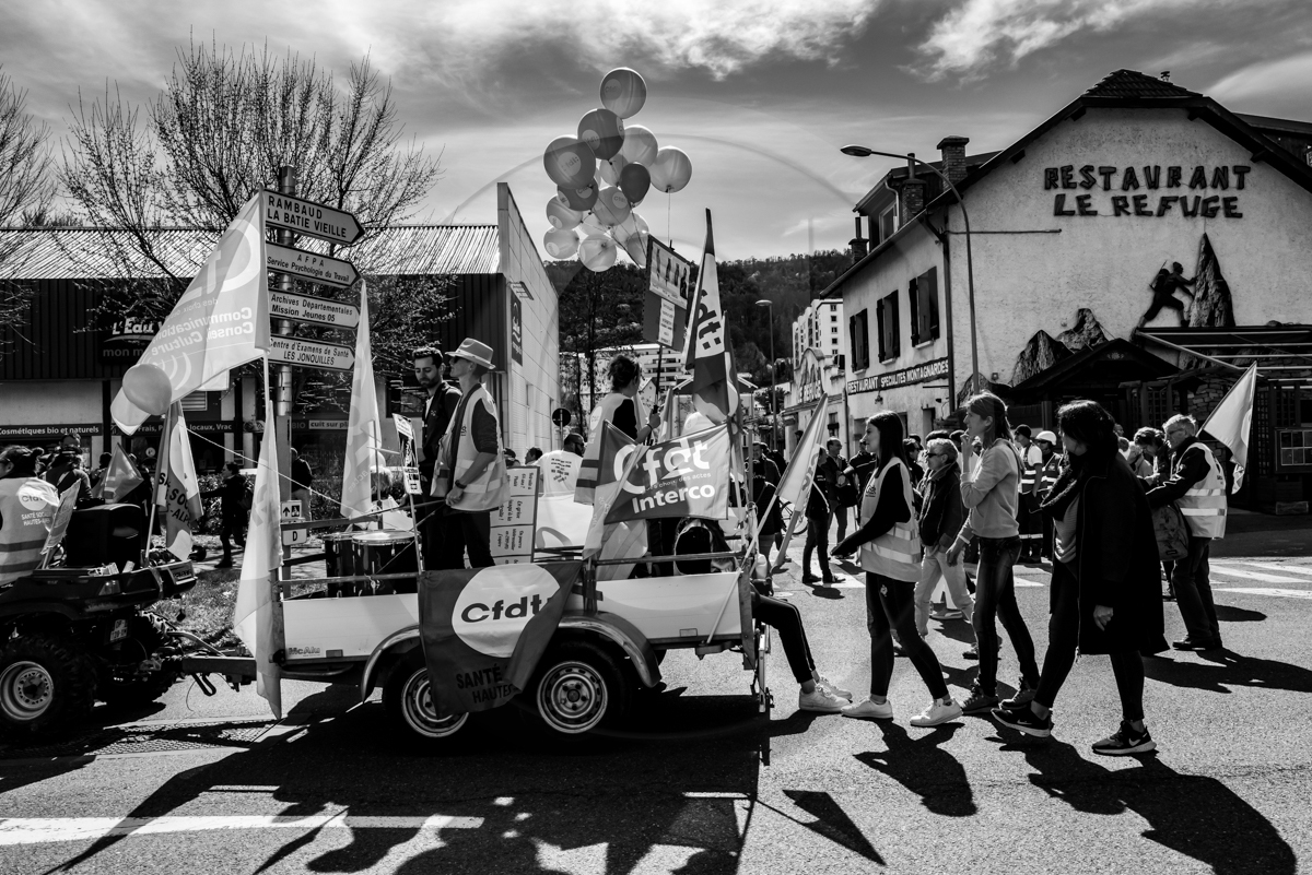 28 mars 2023 : Manifestation contre la réforme des retraites à Gap