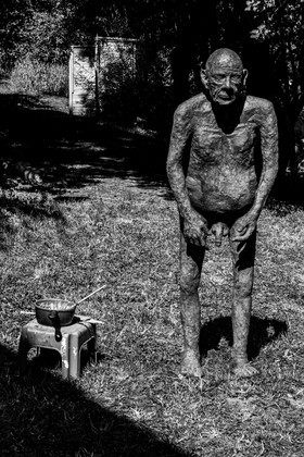 21 aout 2024 : Réalisation de Marcel Joli Coeur, l'homme de l'Ouort avec Barbara Fougnon, artiste plasticienne, et un anniversaire en chansons.