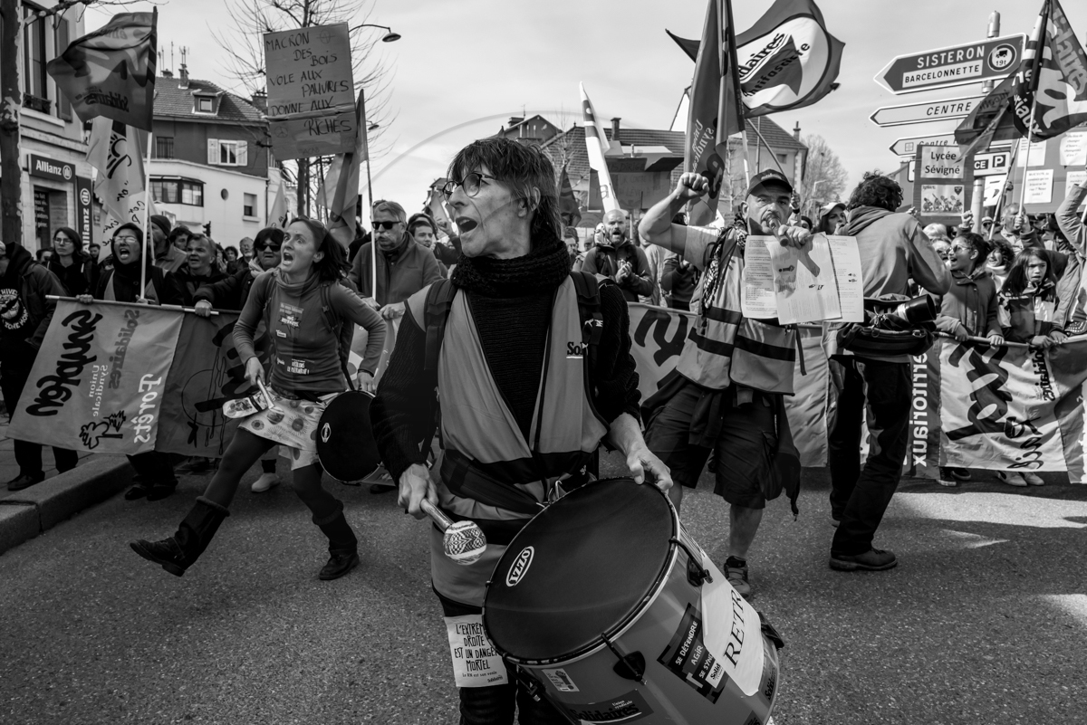 28 mars 2023 : Manifestation contre la réforme des retraites à Gap