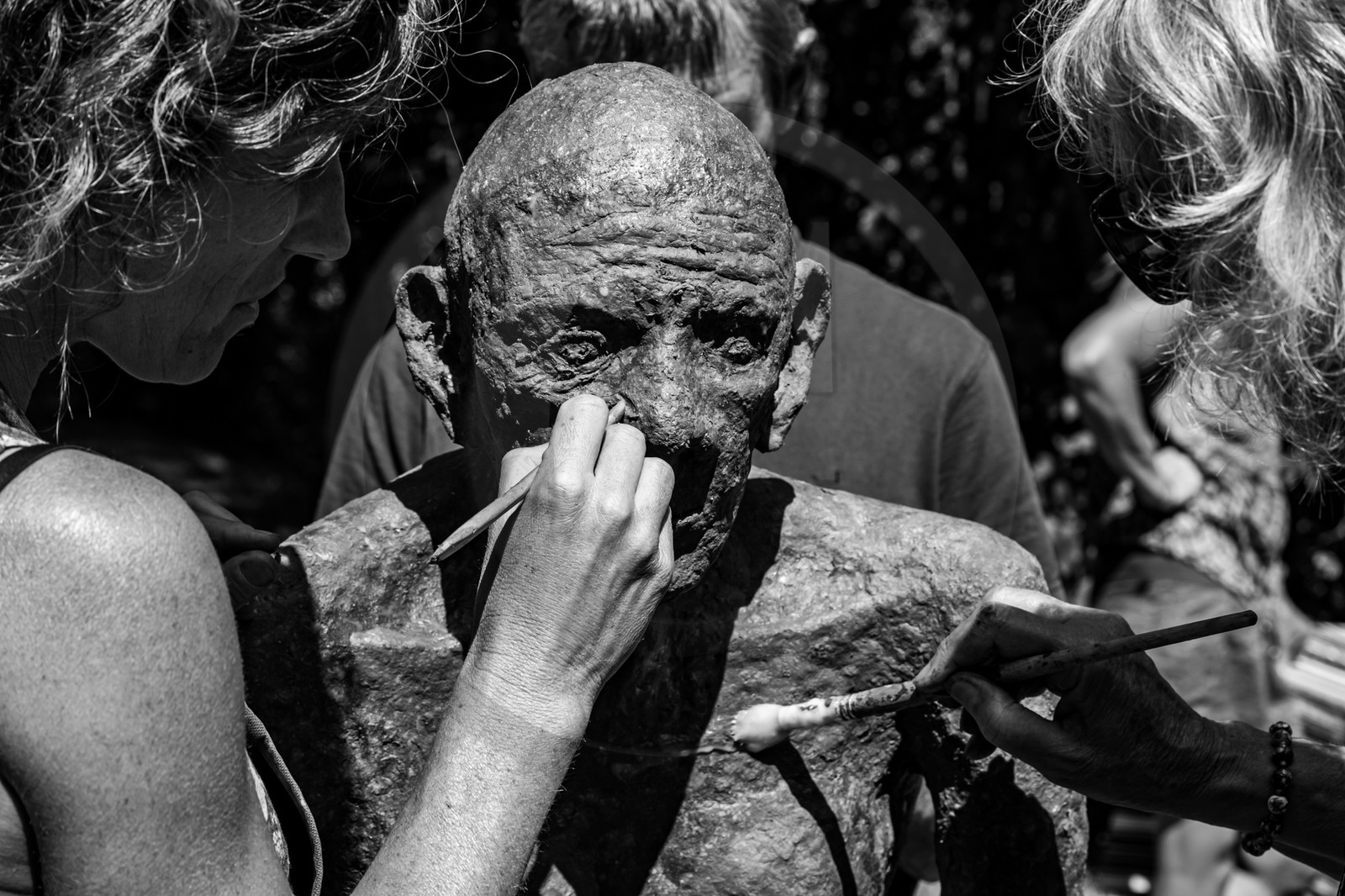 21 aout 2024 : Réalisation de Marcel Joli Coeur, l'homme de l'Ouort avec Barbara Fougnon, artiste plasticienne, et un anniversaire en chansons.