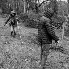 Prise des mesures pour la création des allées - 26 04 2017
