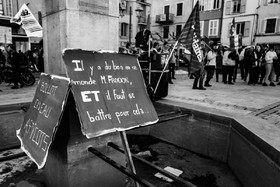 11 février 2023 : Manifestation contre la réforme des retraites à Gap (Hautes-Alpes)