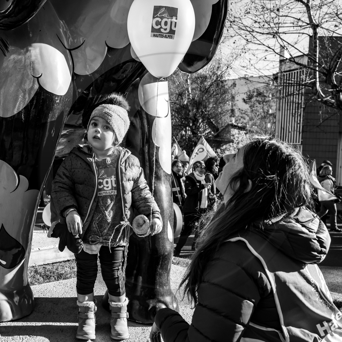11 février 2023 : Manifestation contre la réforme des retraites à Gap (Hautes-Alpes)