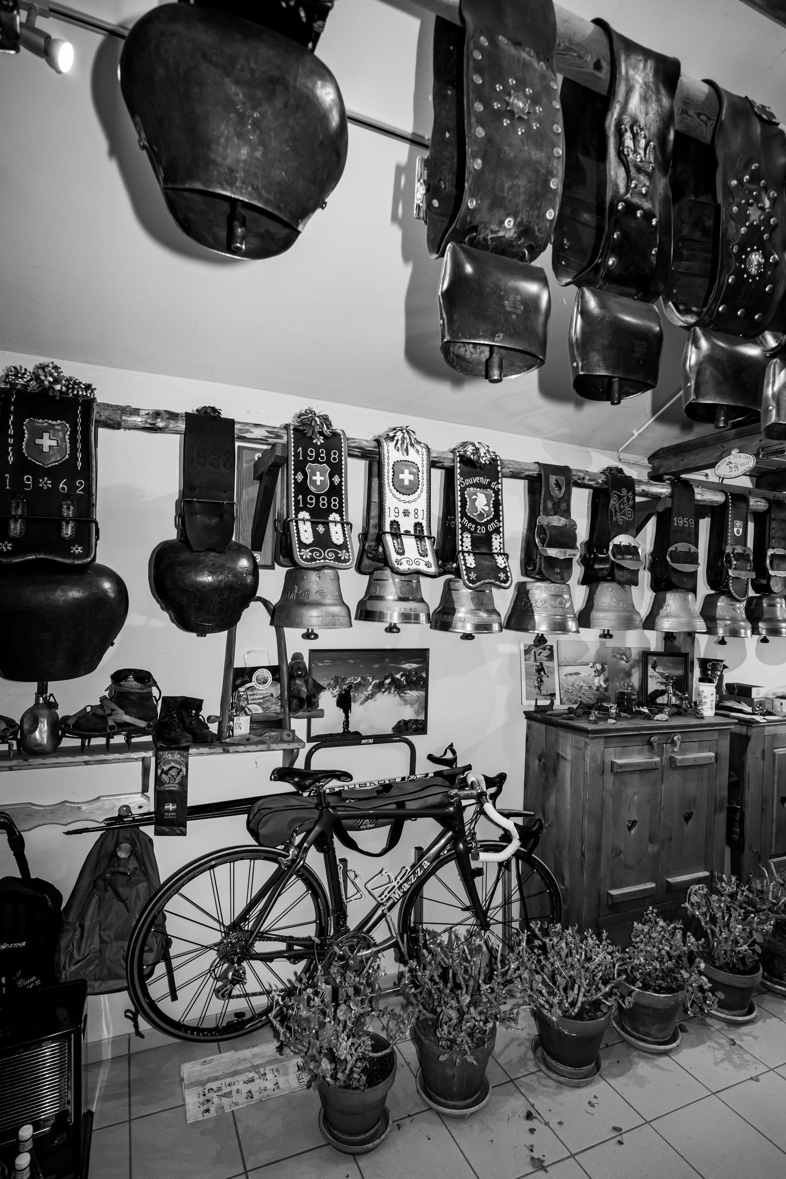 Collection de cloches - Exposition à la Maison du Berger