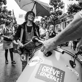 15 juin 2024 - Gap (Hautes-Alpes)- Manifestation contre l'extrême droite