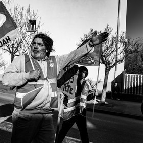 11 février 2023 : Manifestation contre la réforme des retraites à Gap (Hautes-Alpes)